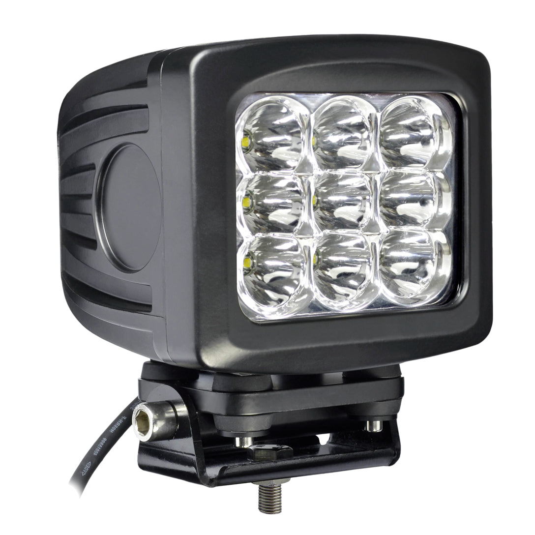 OW 269 015NR LED照明 5000K 5 Inch 50W Amber Yellow LED Offroad Light, LED Driving Light Round