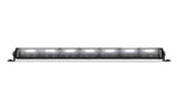 20" Jet Black Series Single Row ECE/EMARK LED Light Bar with Amber Warning Light- NJS20EMAW