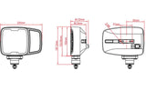 Heated DOT/SAE Snow Plow Light Kit - NRH-SPSH