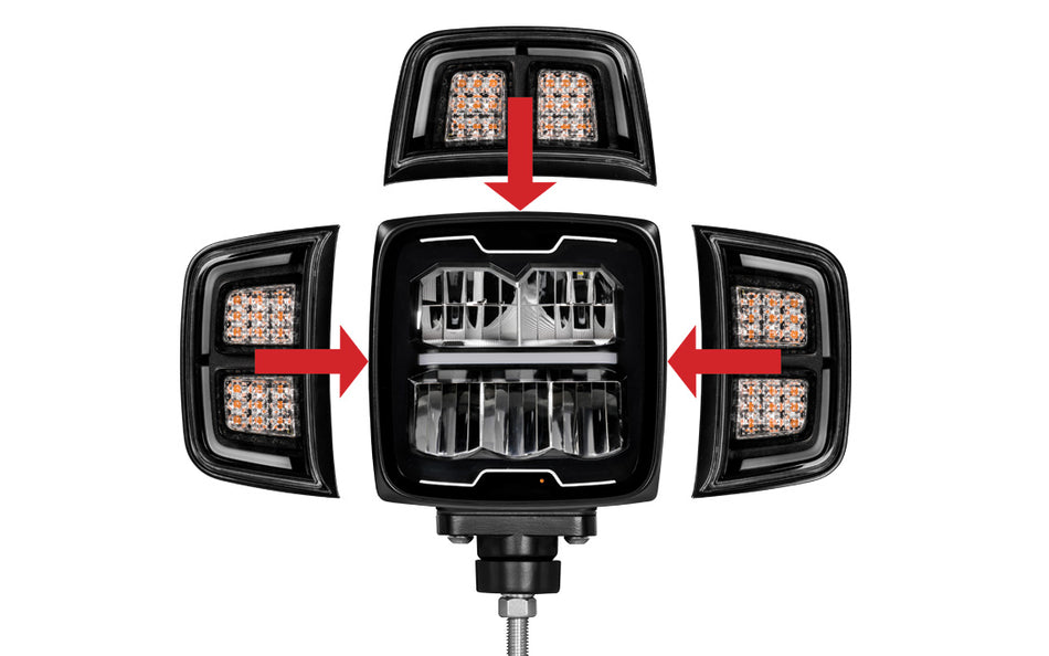 Heated Universal DOT/SAE Snow Plow Light - NRH-SPSHU