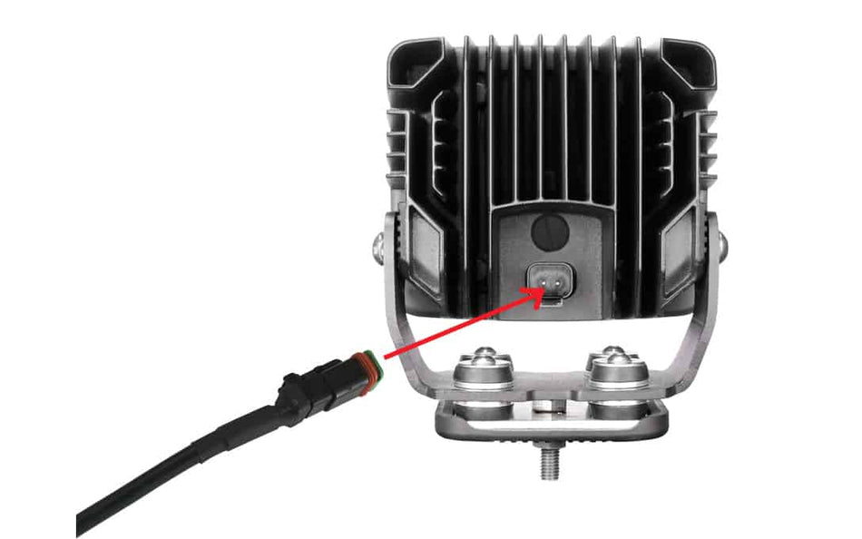 Work Light Bundle - 2× NHI120S + NWH2 Wiring Kit | Our Brightest Spot Beam, Plug & Play Ready