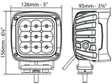 5" Square Flood Beam CREE LED Light - N2745F