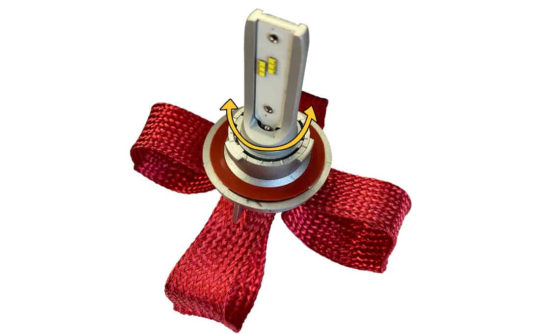 9004 OEM LED Headlight Bulb Replacements (Pair) - N3-9004