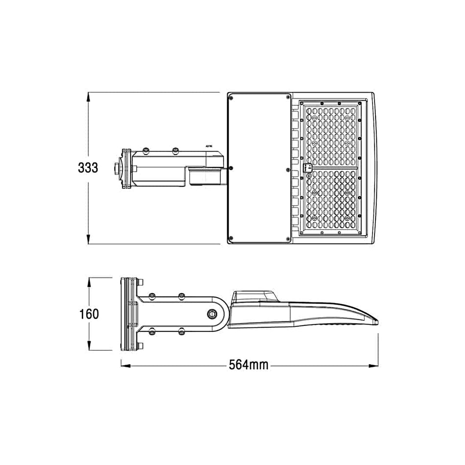 100W LED Shoebox Light - NRC-SB-100W