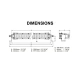 20" NightDriver Series Single Row SAE/DOT OSRAM LED Light Bar - N20E7D