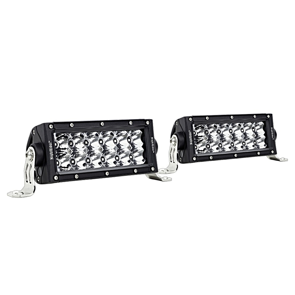 6" NightDriver Series Double Row ECE OSRAM LED Light Bar (Pair) - N236EM-2