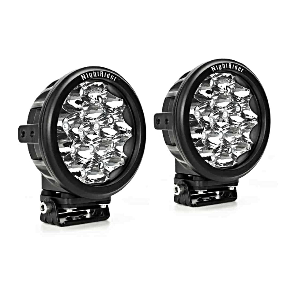 7" Round ECE OSRAM LED Driving Light (Pair) - N2448EM