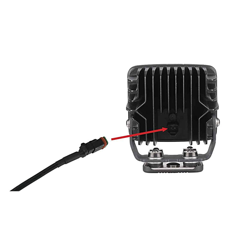Work Light Bundle — 2× NHI12WF + NWH2 Wiring Kit | Our Most Powerful Flood Light, Plug & Play Ready
