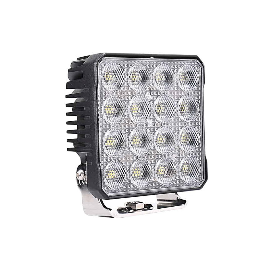 4.5" Square High Intensity Flood Beam LED Light - NHI16F