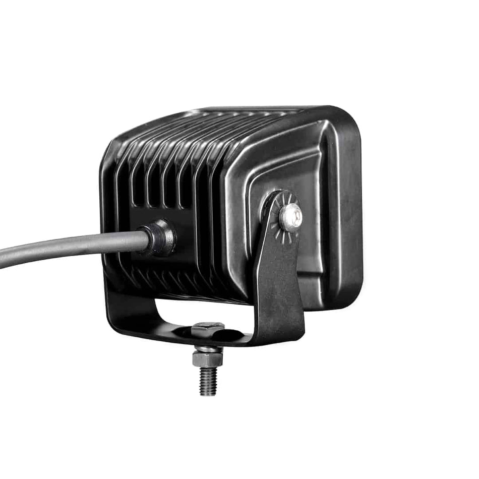 Cube/Pod Bundle — 2× NJ1240F + NWH2 Wiring Kit | Jet Black Series Flood Beam, Plug & Play Ready
