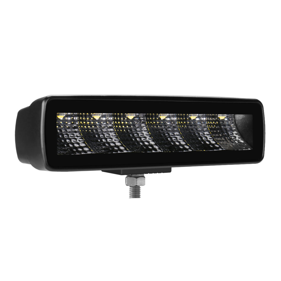 6" Jet Black Series Flood Beam Compact Light Bar - NJ2030F