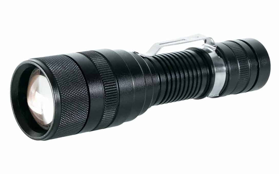 NightFire™ Power Zoom 1000  LED Zooming Flashlight Kit - NFPZ1000