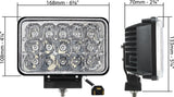 Universal 4" x 6" Headlight with Hi/Low Beam - N1545